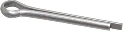 Made in USA - 1/8" Diam x 1" Long Extended Prong Cotter Pin - Grade 18-8, Uncoated, Stainless Steel - Apex Tool & Supply