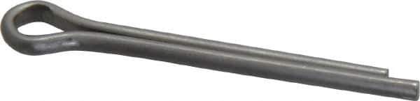 Made in USA - 1/8" Diam x 1-1/4" Long Extended Prong Cotter Pin - Grade 18-8, Uncoated, Stainless Steel - Apex Tool & Supply