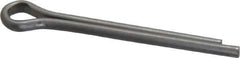 Made in USA - 1/8" Diam x 1-1/4" Long Extended Prong Cotter Pin - Grade 18-8, Uncoated, Stainless Steel - Apex Tool & Supply