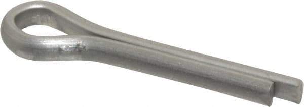 Made in USA - 5/32" Diam x 3/4" Long Extended Prong Cotter Pin - Grade 18-8, Uncoated, Stainless Steel - Apex Tool & Supply