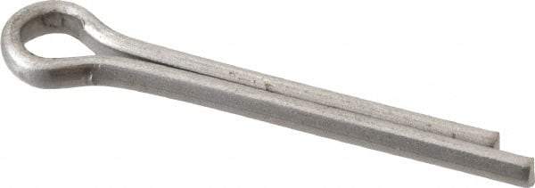 Made in USA - 5/32" Diam x 1-1/4" Long Extended Prong Cotter Pin - Grade 18-8, Uncoated, Stainless Steel - Apex Tool & Supply