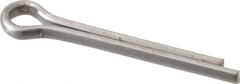 Made in USA - 5/32" Diam x 1-1/4" Long Extended Prong Cotter Pin - Grade 18-8, Uncoated, Stainless Steel - Apex Tool & Supply