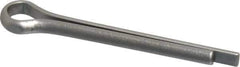 Made in USA - 3/16" Diam x 1-1/2" Long Extended Prong Cotter Pin - Grade 18-8, Uncoated, Stainless Steel - Apex Tool & Supply