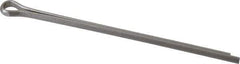 Made in USA - 3/16" Diam x 4" Long Extended Prong Cotter Pin - Grade 18-8, Uncoated, Stainless Steel - Apex Tool & Supply