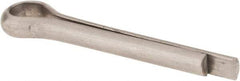 Made in USA - 1/4" Diam x 1-1/2" Long Extended Prong Cotter Pin - Grade 18-8, Uncoated, Stainless Steel - Apex Tool & Supply