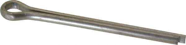 Made in USA - 1/4" Diam x 3" Long Extended Prong Cotter Pin - Grade 18-8, Uncoated, Stainless Steel - Apex Tool & Supply