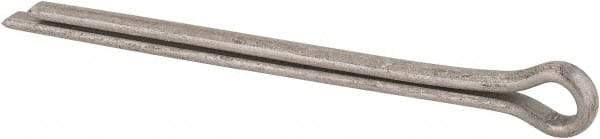 Made in USA - 1/4" Diam x 4" Long Extended Prong Cotter Pin - Grade 18-8, Uncoated, Stainless Steel - Apex Tool & Supply