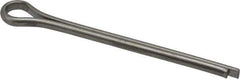 Made in USA - 5/16" Diam x 4" Long Extended Prong Cotter Pin - Grade 18-8, Uncoated, Stainless Steel - Apex Tool & Supply