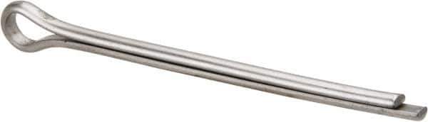 Made in USA - 5/16" Diam x 5" Long Extended Prong Cotter Pin - Grade 18-8, Uncoated, Stainless Steel - Apex Tool & Supply