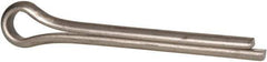 Made in USA - 3/8" Diam x 3" Long Extended Prong Cotter Pin - Grade 18-8, Uncoated, Stainless Steel - Apex Tool & Supply