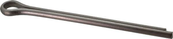 Made in USA - 3/8" Diam x 5" Long Extended Prong Cotter Pin - Grade 18-8, Uncoated, Stainless Steel - Apex Tool & Supply