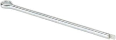 Made in USA - 3/32" Diam x 2" Long Extended Prong Cotter Pin - Grade 2, Zinc-Plated, Steel - Apex Tool & Supply