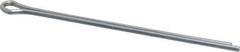 Made in USA - 3/32" Diam x 2-1/2" Long Extended Prong Cotter Pin - Grade 2, Zinc-Plated, Steel - Apex Tool & Supply