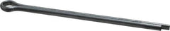 Made in USA - 3/16" Diam x 3-1/2" Long Extended Prong Cotter Pin - Grade 2, Zinc-Plated, Steel - Apex Tool & Supply