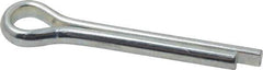Made in USA - 5/16" Diam x 2" Long Extended Prong Cotter Pin - Grade 2, Zinc-Plated, Steel - Apex Tool & Supply