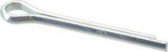 Made in USA - 5/16" Diam x 2-1/2" Long Extended Prong Cotter Pin - Grade 2, Zinc-Plated, Steel - Apex Tool & Supply