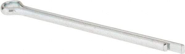 Made in USA - 5/16" Diam x 5" Long Extended Prong Cotter Pin - Grade 2, Zinc-Plated, Steel - Apex Tool & Supply