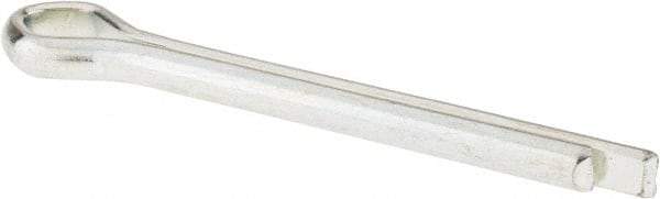 Made in USA - 3/8" Diam x 3" Long Extended Prong Cotter Pin - Grade 2, Zinc-Plated, Steel - Apex Tool & Supply