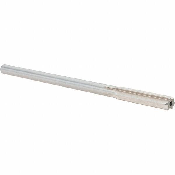 Alvord Polk - 0.317" High Speed Steel 6 Flute Chucking Reamer - Straight Flute, 0.2792" Straight Shank, 1-1/2" Flute Length, 6" OAL - Apex Tool & Supply
