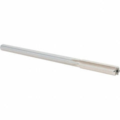 Alvord Polk - 0.317" High Speed Steel 6 Flute Chucking Reamer - Straight Flute, 0.2792" Straight Shank, 1-1/2" Flute Length, 6" OAL - Apex Tool & Supply