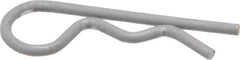 Made in USA - 1/4 to 5/16" Shaft Diam, 1-1/8" Long, 0.059" Wire Diam, Hair Pin Cotter - Grades 302 & 18-8 Stainless Steel - Apex Tool & Supply