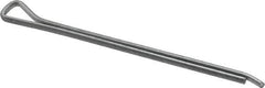Made in USA - 1/8" Diam x 2" Long Hammerlock Cotter Pin - Grade 2, Zinc-Plated, Steel - Apex Tool & Supply
