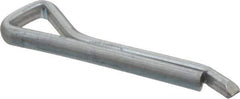 Made in USA - 5/32" Diam x 1" Long Hammerlock Cotter Pin - Grade 2, Zinc-Plated, Steel - Apex Tool & Supply
