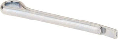 Made in USA - 5/32" Diam x 1-1/2" Long Hammerlock Cotter Pin - Grade 2, Zinc-Plated, Steel - Apex Tool & Supply