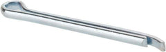 Made in USA - 5/32" Diam x 2" Long Hammerlock Cotter Pin - Grade 2, Zinc-Plated, Steel - Apex Tool & Supply