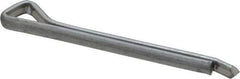 Made in USA - 3/16" Diam x 2" Long Hammerlock Cotter Pin - Grade 2, Zinc-Plated, Steel - Apex Tool & Supply