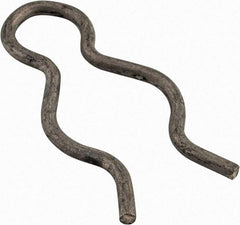 Made in USA - 21/32" Groove, 1-13/16" Long, Stainless Steel Hair Pin Clip - 0.093" Clip Diam, 3/4" Shaft Diam, Grade 18-8 - Apex Tool & Supply