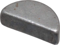 Made in USA - #403 Standard Woodruff Key - 3/8" Long x 1/8" Wide, Steel - Apex Tool & Supply