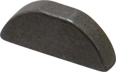 Made in USA - #506 Standard Woodruff Key - 3/4" Long x 5/32" Wide, Steel - Apex Tool & Supply
