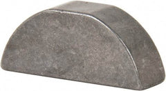 Made in USA - #807 Standard Woodruff Key - 7/8" Long x 1/4" Wide, Steel - Apex Tool & Supply
