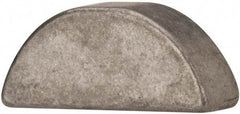 Made in USA - #1008 Standard Woodruff Key - 1" Long x 5/16" Wide, Steel - Apex Tool & Supply