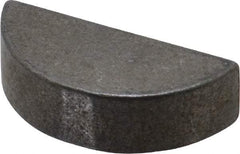 Made in USA - #1211 Standard Woodruff Key - 1-3/8" Long x 3/8" Wide, Steel - Apex Tool & Supply