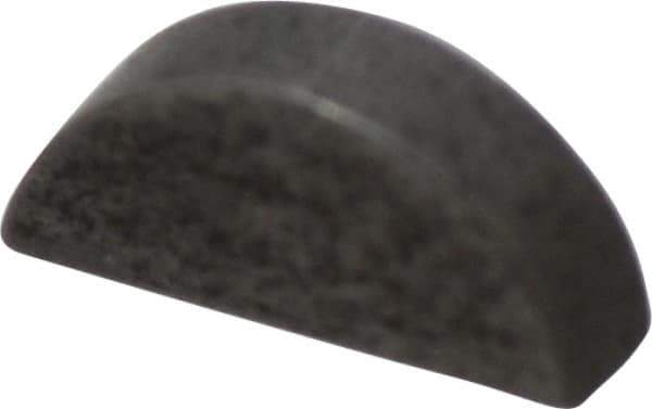 Made in USA - #202 Standard Woodruff Key - 1/4" Long x 1/16" Wide, Steel - Apex Tool & Supply