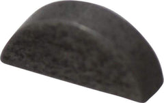 Made in USA - #202 Standard Woodruff Key - 1/4" Long x 1/16" Wide, Steel - Apex Tool & Supply