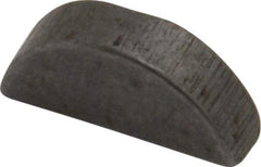 Made in USA - #303 Standard Woodruff Key - 3/8" Long x 3/32" Wide, Alloy Steel - Apex Tool & Supply