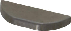 Made in USA - #204 Standard Woodruff Key - 1/2" Long x 1/16" Wide, Alloy Steel - Apex Tool & Supply