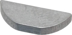 Made in USA - #305 Standard Woodruff Key - 5/8" Long x 3/32" Wide, Alloy Steel - Apex Tool & Supply