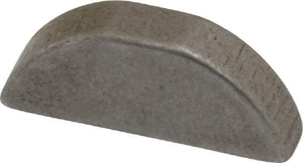 Made in USA - #506 Standard Woodruff Key - 3/4" Long x 5/32" Wide, Alloy Steel - Apex Tool & Supply