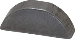 Made in USA - #606 Standard Woodruff Key - 3/4" Long x 3/16" Wide, Alloy Steel - Apex Tool & Supply