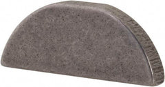 Made in USA - #507 Standard Woodruff Key - 7/8" Long x 5/32" Wide, Plain Steel - Apex Tool & Supply
