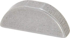 Made in USA - #607 Standard Woodruff Key - 7/8" Long x 3/16" Wide, Alloy Steel - Apex Tool & Supply