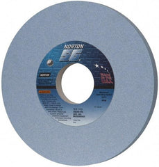 Norton - 12" Diam x 3" Hole x 1" Thick, I Hardness, 60 Grit Surface Grinding Wheel - Ceramic, Type 1, Medium Grade, 2,070 Max RPM, Vitrified Bond, No Recess - Apex Tool & Supply