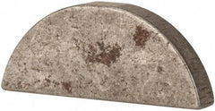 Made in USA - #812 Standard Woodruff Key - 1-1/2" Long x 1/4" Wide, Alloy Steel - Apex Tool & Supply