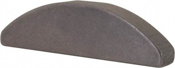 Made in USA - #1222-1 Standard Woodruff Key - 2-3/4" Long x 3/8" Wide, Alloy Steel - Apex Tool & Supply