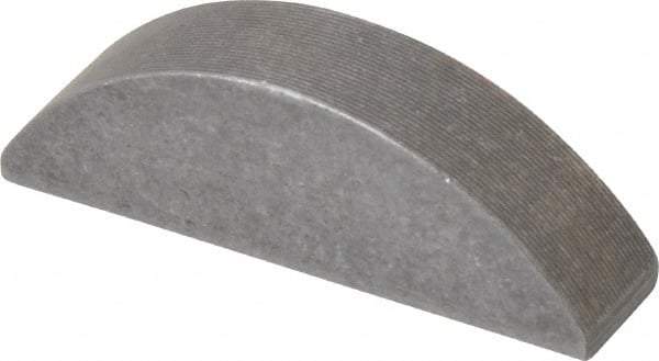 Made in USA - #1622 Standard Woodruff Key - 2-3/4" Long x 1/2" Wide, Alloy Steel - Apex Tool & Supply