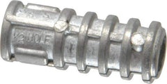 Powers Fasteners - 1/2" Diam, 1/2" Drill, Lag Shield Concrete Anchor - Zamac Alloy, Zinc-Plated Finish, Flat Head - Apex Tool & Supply